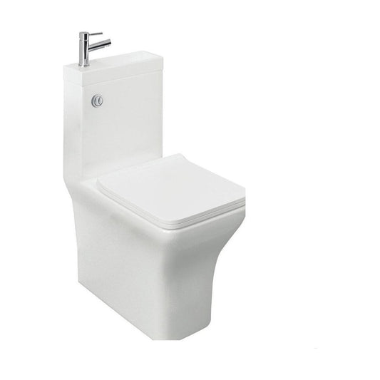 [BB23701P2SQRC] P2-X int. Sq Toilet & Bsn exc Cp Tap - Cutout
