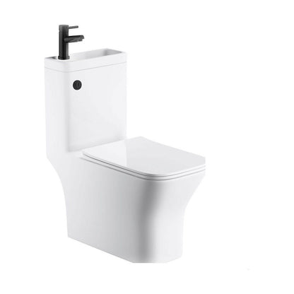 [BB23701P2SQRK] P2-X Int.Sq Toilet & Bsn exc Blk Tap - Cutout