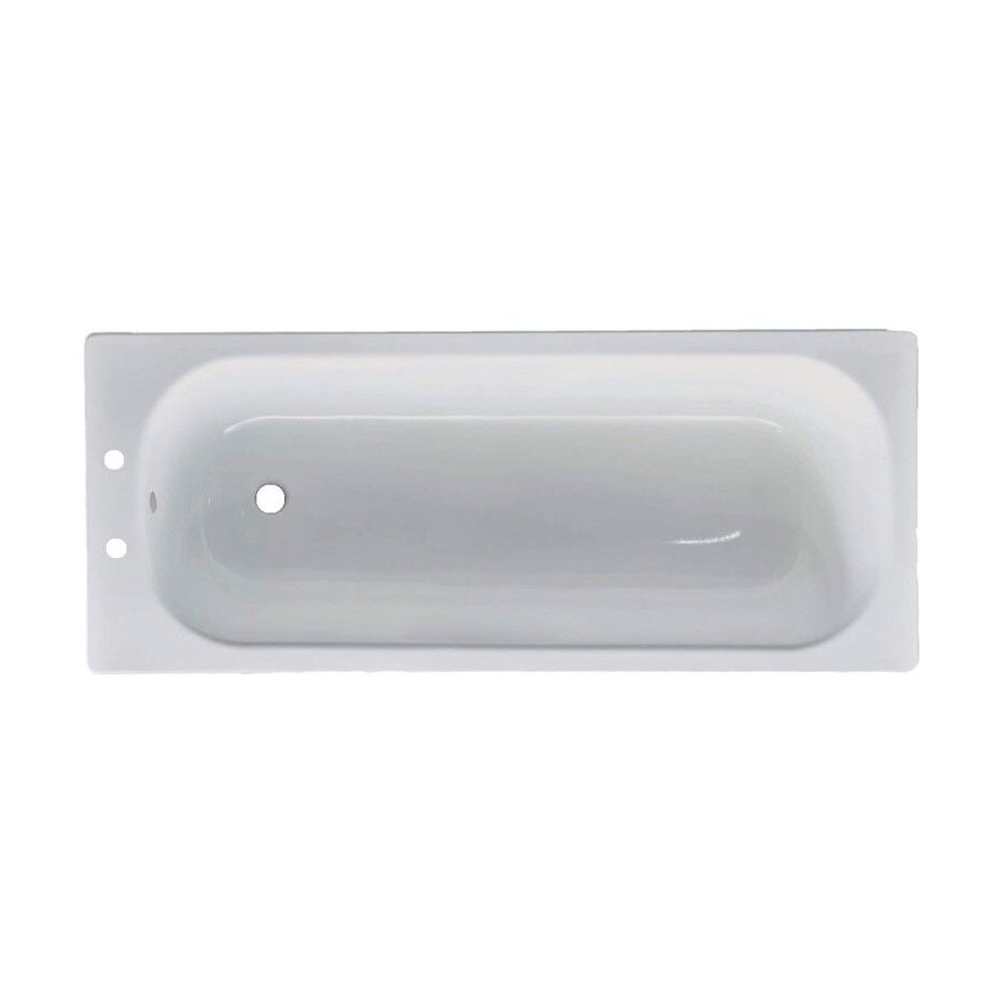 [BB700P2] Modern Rectangular SE 2TH Contract Bath 1500x700x390mm - White - Cutout