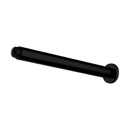 [BB9342BL] Balterley Modern Bathroom Long Round Ceiling Mounted Shower Arm Durable Stainless Steel Construction, 221mm - Matt Black Finish - Cutout
