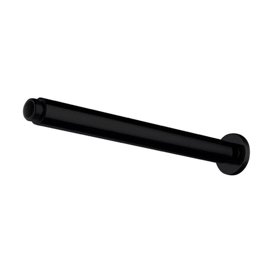 [BB9342BL] Balterley Modern Bathroom Long Round Ceiling Mounted Shower Arm Durable Stainless Steel Construction, 221mm - Matt Black Finish - Cutout