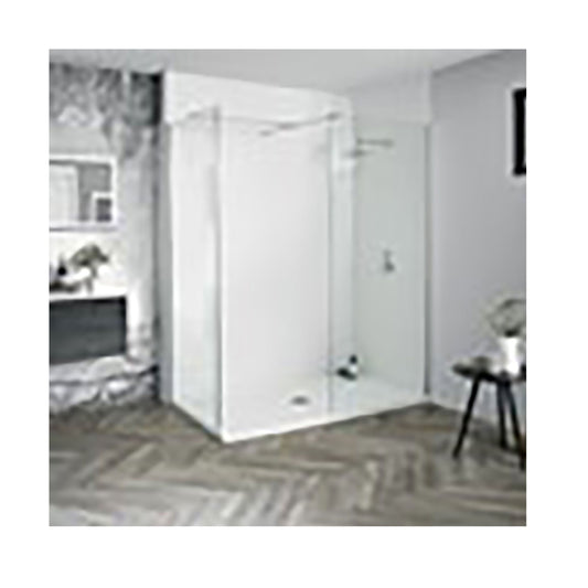 [BBAQ8653] Wetroom 8 Glass Panel 800 Clear - Cutout