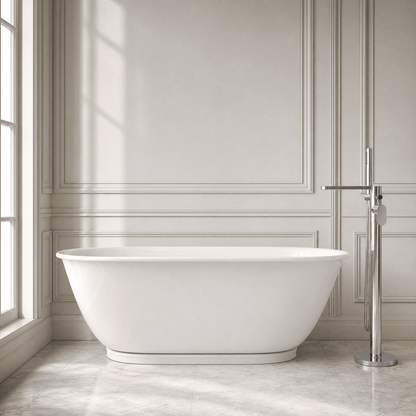 [BBB060] Bickford Modern Freestanding Bath, 1680 x 780mm, Choice of Colour - Silo