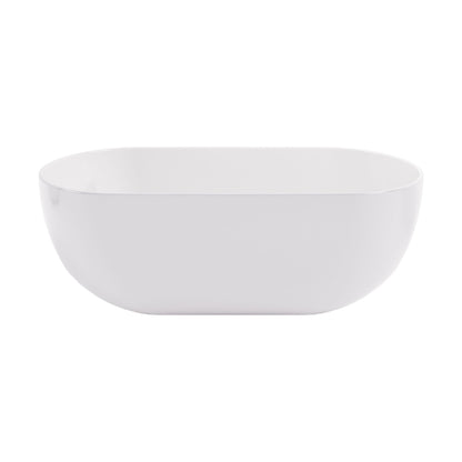 [BBB076] Balterley Tettenhall Freestanding Luxury Oval Double Ended Bath, 1665 x 780mm - Polished White - Cutout