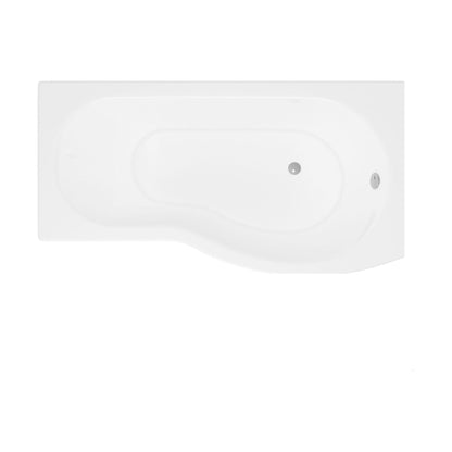 [BBB15PR] Modern B Shaped Right Hand Shower & Side Panel, 1495 x 900 x 415mm - Cutout
