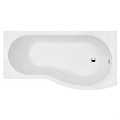 [BBBB104] B-Shaped Shower Bath, Right Hand - 1500mm - Cutout