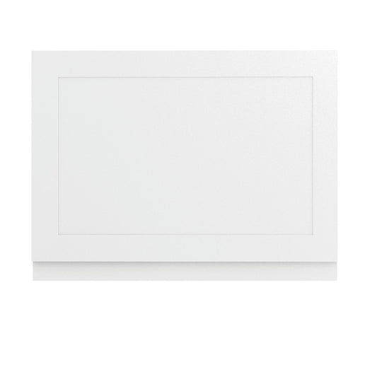[BBBPSW0700] 700mm Shaker Style End Bath Panel White - Cutout