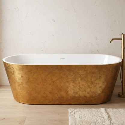 [BBEA101CO] Luxury Modern Freestanding Oval Bath - Choice of Finish & Size - Silo