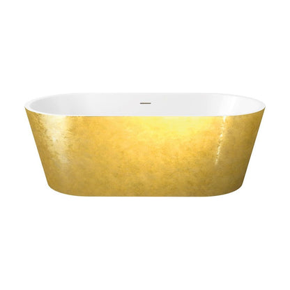 [BBEA102GO] Luxury Modern Freestanding Oval Bath - Choice of Finish & Size - Cutout