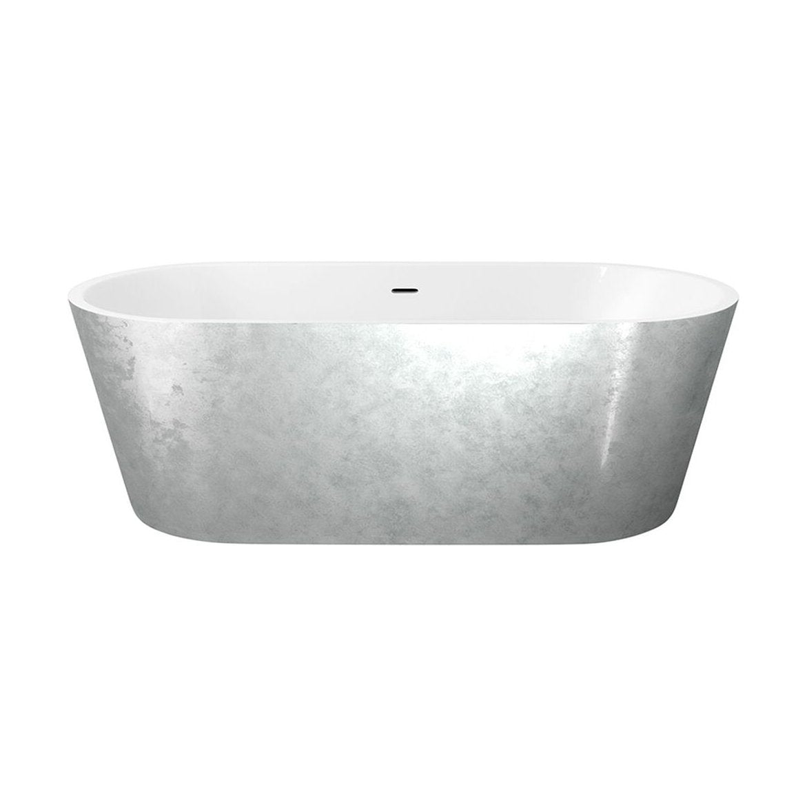 [BBEA102SV] Luxury Modern Freestanding Oval Bath - Choice of Finish & Size - Cutout