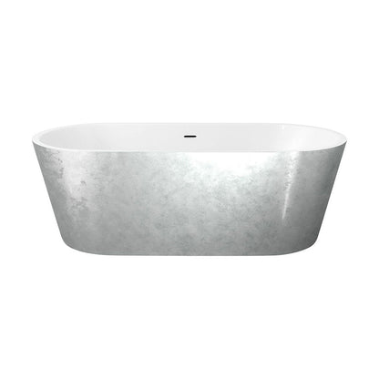 [BBEA103SV] Luxury Modern Freestanding Oval Bath - Choice of Finish & Size - Cutout
