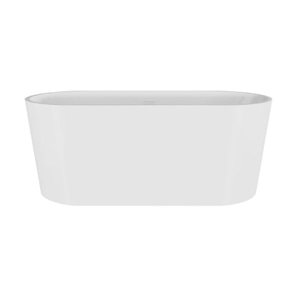 [BBFS150] Contemporary Oval Freestanding Double Ended Bath - Choice of Size - Cutout