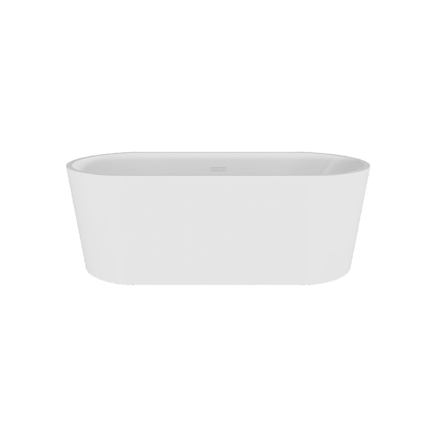 [BBFS152] Contemporary Oval Freestanding Double Ended Bath - Choice of Size - Cutout