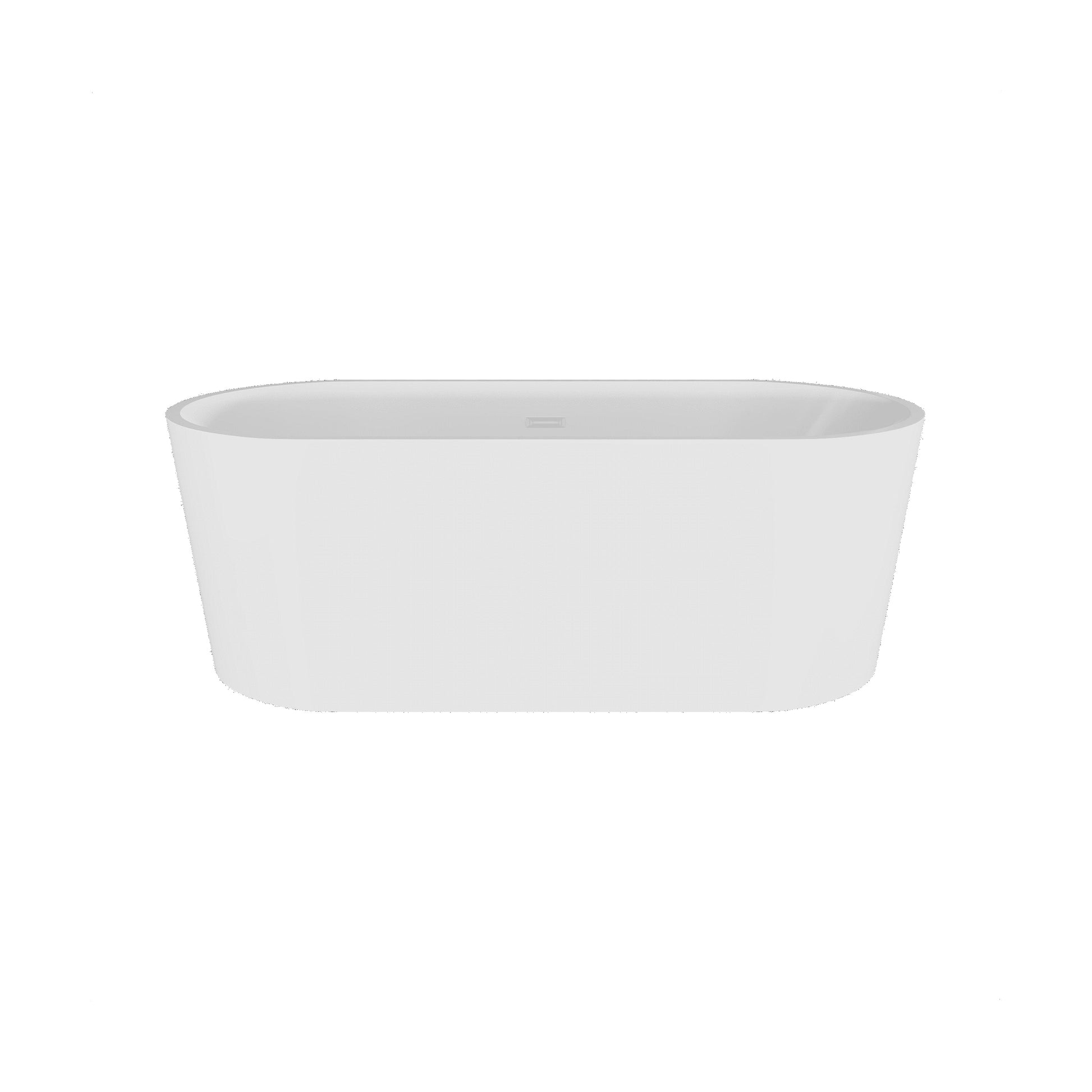 [BBFS152] Contemporary Oval Freestanding Double Ended Bath - Choice of Size - Cutout