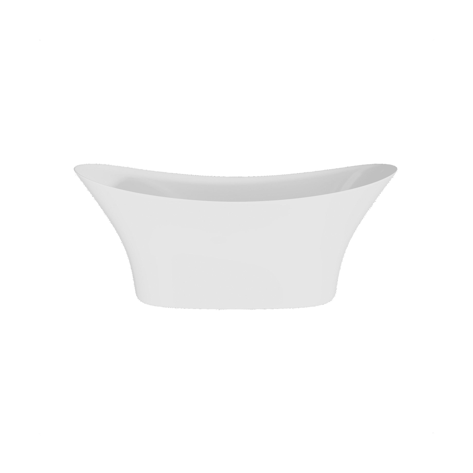 [BBFS167] Balterley Contemporary Slipper Freestanding Bath: 1700mm x 750mm Modern Single-Ended Acrylic Bath - Cutout
