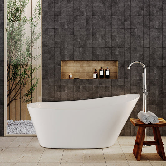 [BBFS171] Contemporary Slipper Freestanding Bath from Balterley - Elegant Bath in Multiple Sizes - Lifestyle 1