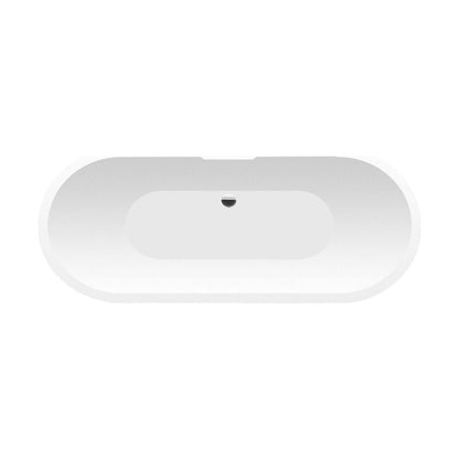 [BBFSB201-A] Modern Oval Freestanding Double Ended Soaking Bath - Choice of Size - Cutout