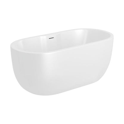 [BBFSB202-A] Modern Oval Freestanding Double Ended Soaking Bath - Choice of Size - Cutout