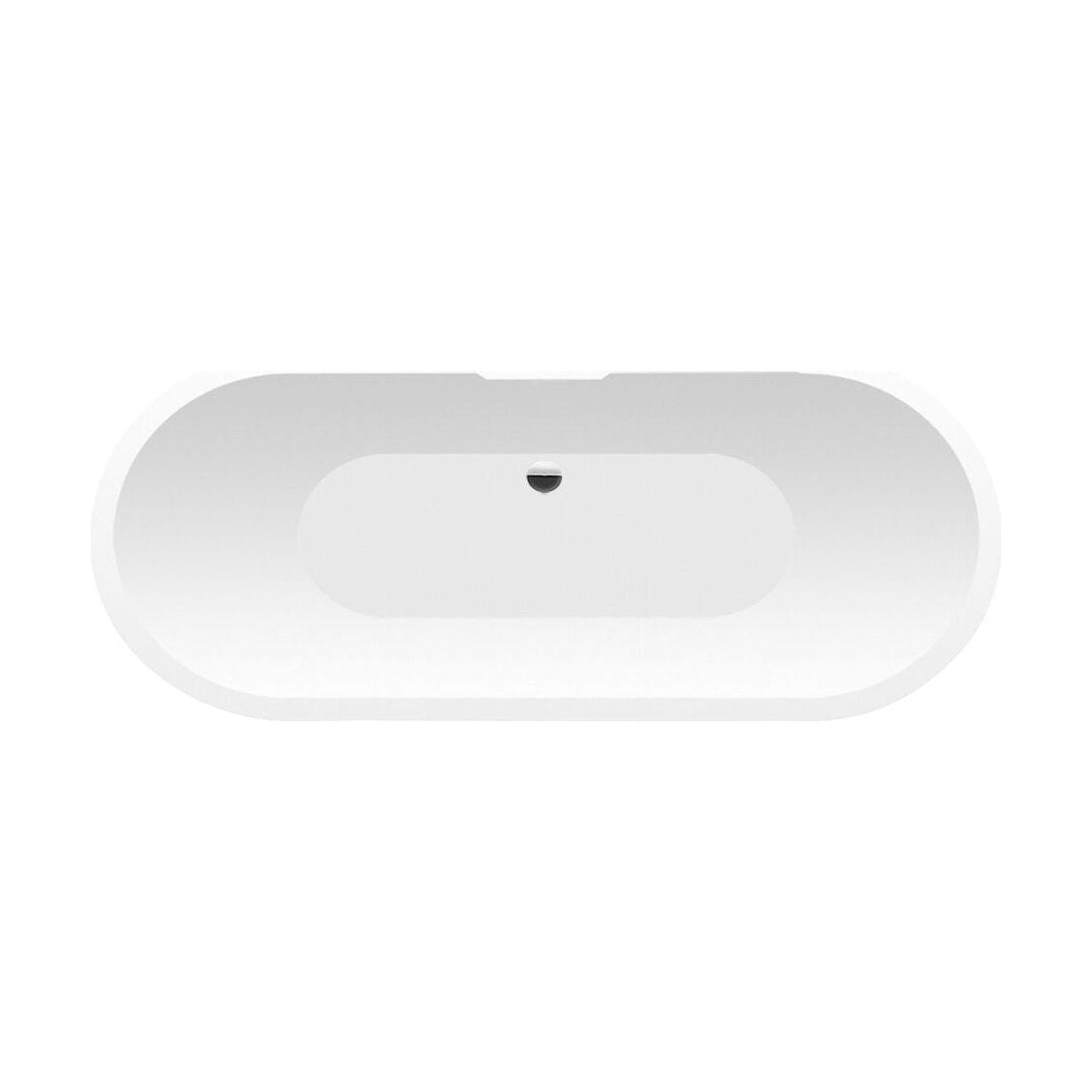 [BBFSB203-A] Modern Oval Freestanding Double Ended Soaking Bath - Choice of Size - Cutout