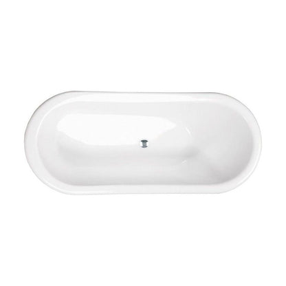 [BBFSB207A] Modern Slipper Freestanding Double Ended Bath - 1820 x 720mm - Cutout