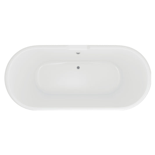 [BBFSB301] Freestanding Double Ended Bath - 1695mm - Cutout