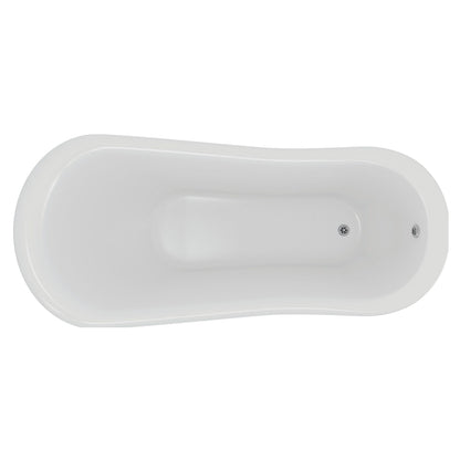 [BBFSB303] Freestanding Slipper Bath - 1555mm - Cutout