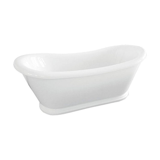 [BBFSB310] FSB310 Boat Freestanding Bath White - Cutout