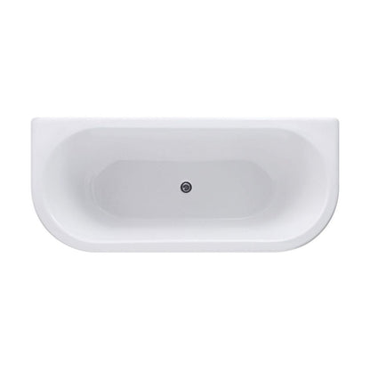 [BBFSB312] Modern Double Ended Bath, 1795 x 595 x 840mm, White - Cutout