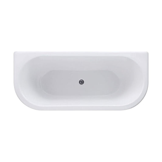 [BBFSB312] Modern Double Ended Bath, 1795 x 595 x 840mm, White - Cutout