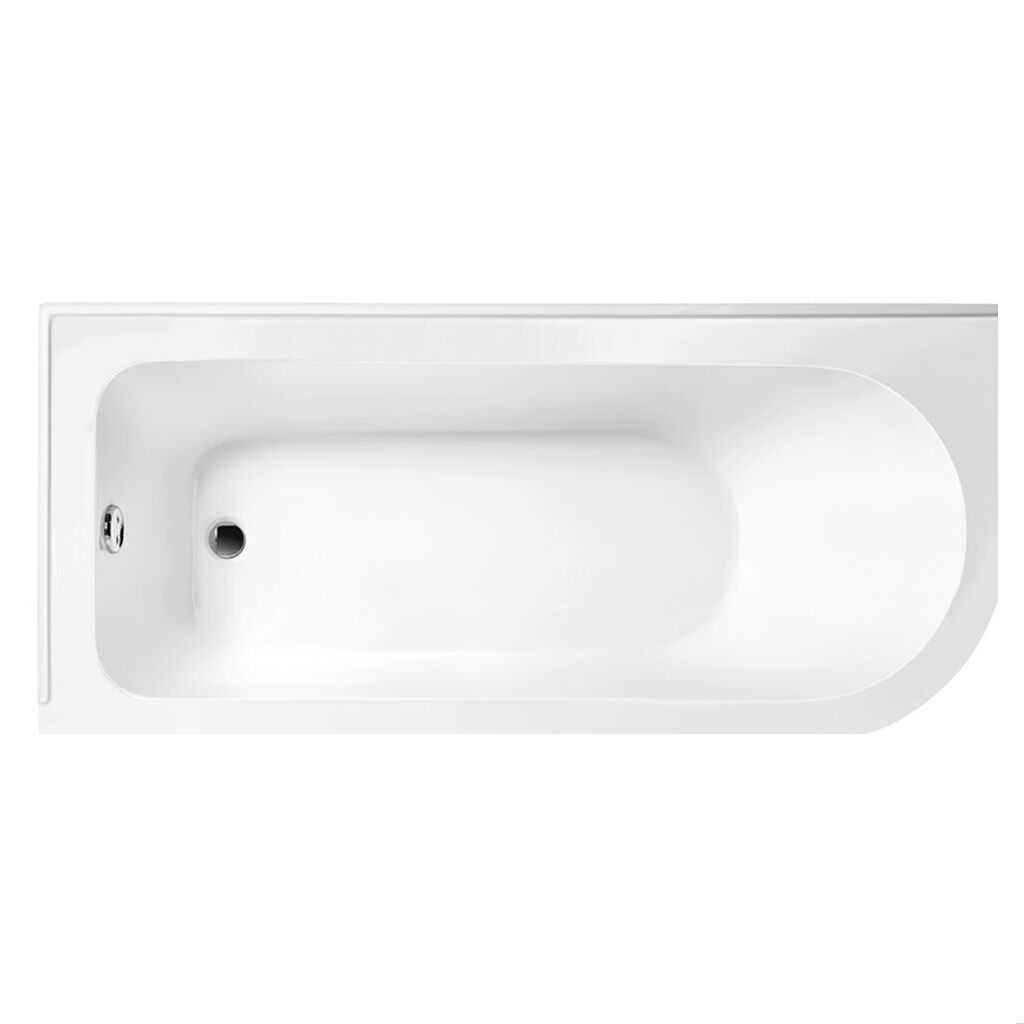 [BBFSB321L] Freestanding Shower Bath, Left Hand - 1685mm - Cutout