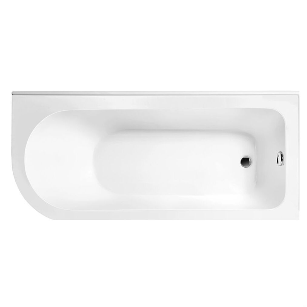 [BBFSB321R] Freestanding Shower Bath, Right Hand - 1685mm - Cutout