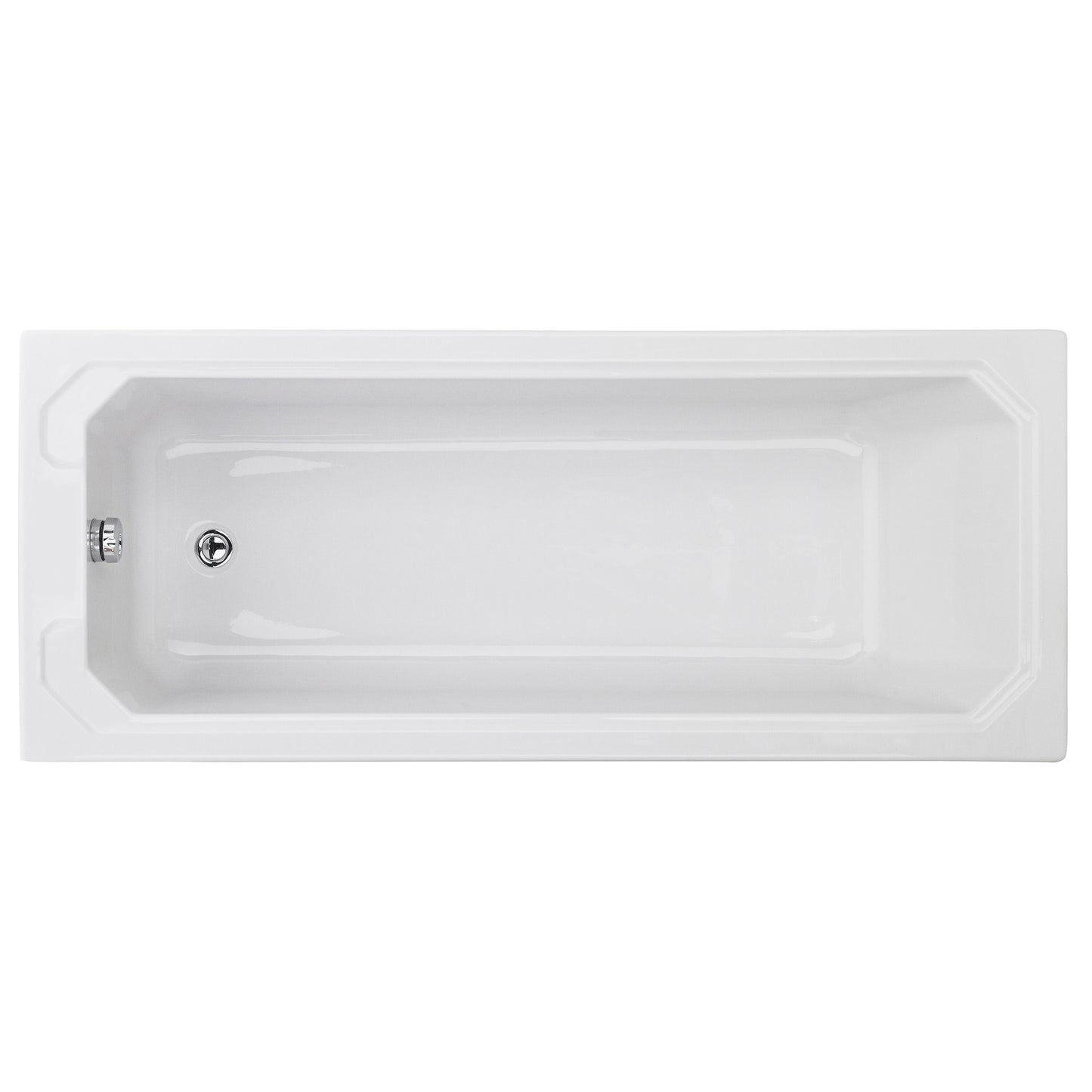 [BBHA109] Harrington Traditional Straight Single Ended Bath Tub, Choice of Size - Cutout