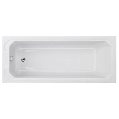 [BBHA109] Harrington Traditional Straight Single Ended Bath Tub, Choice of Size - Cutout