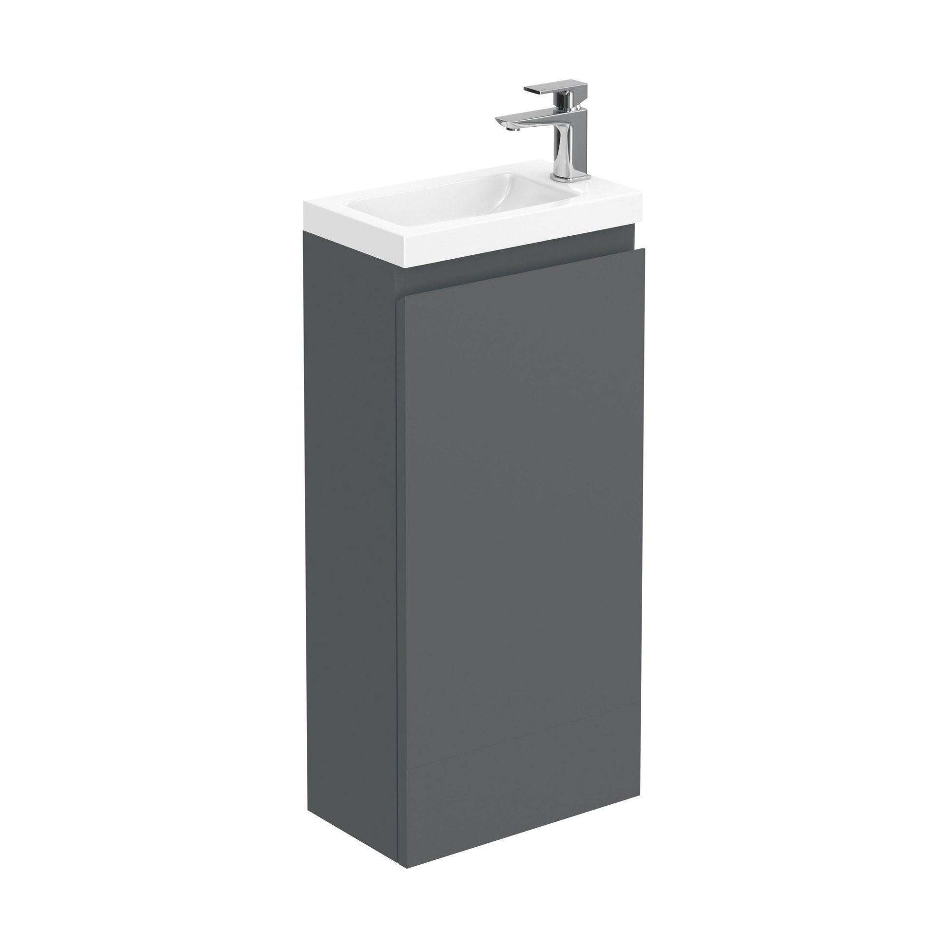 [BBHFT400G] 400mm Matt Grey Vanity Unit with Basin - Cutout