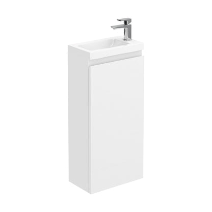 [BBHFT400] 400mm White Vanity Unit with Basin - Cutout