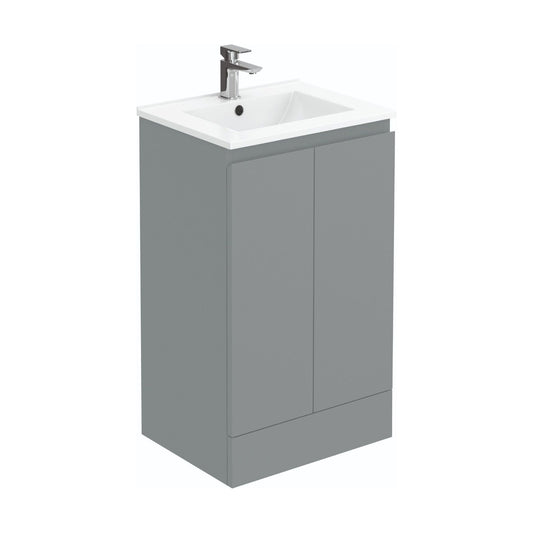[BBHFT500G] 500mm Matt Grey Vanity Unit with Basin - Cutout