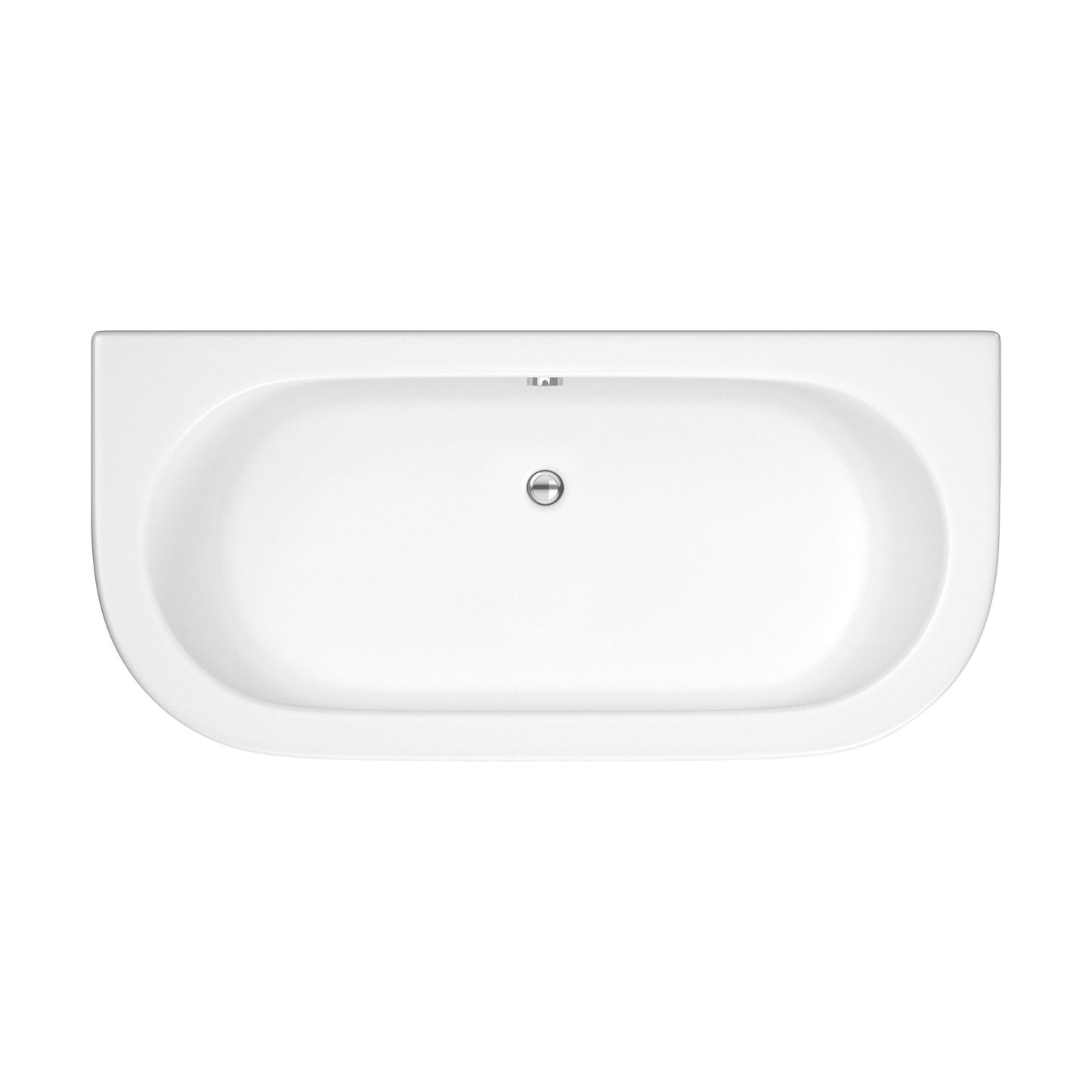 [BBLI020] Lily Back To Wall Bath & Legs - Cutout