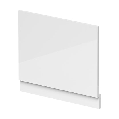 [BBPA111W] 700mm Waterproof Straight Shower Bath End Panel - Gloss White - Cutout