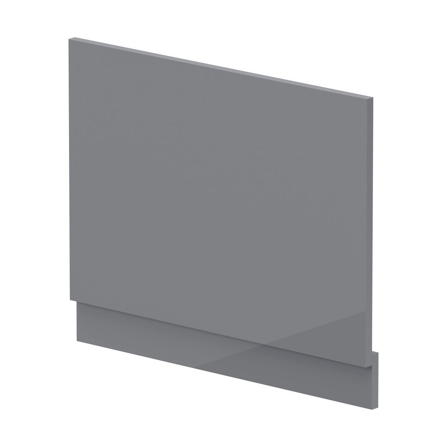 [BBPA1311] 700mm Bath MDF End Panel & Plinth - Gloss Cloud Grey - Cutout