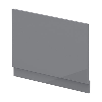 [BBPA1313] 800mm Bath MDF End Panel & Plinth - Gloss Cloud Grey - Cutout