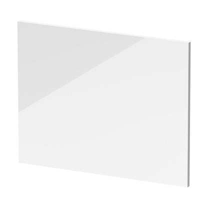 [BBPA131] Square L-Shaped Shower Bath Panel - Gloss White - Cutout