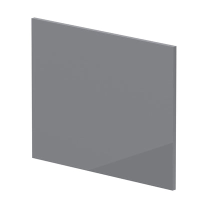 [BBPA1331] 700mm Square MDF Reversible Shower Bath - Gloss Cloud Grey - Cutout
