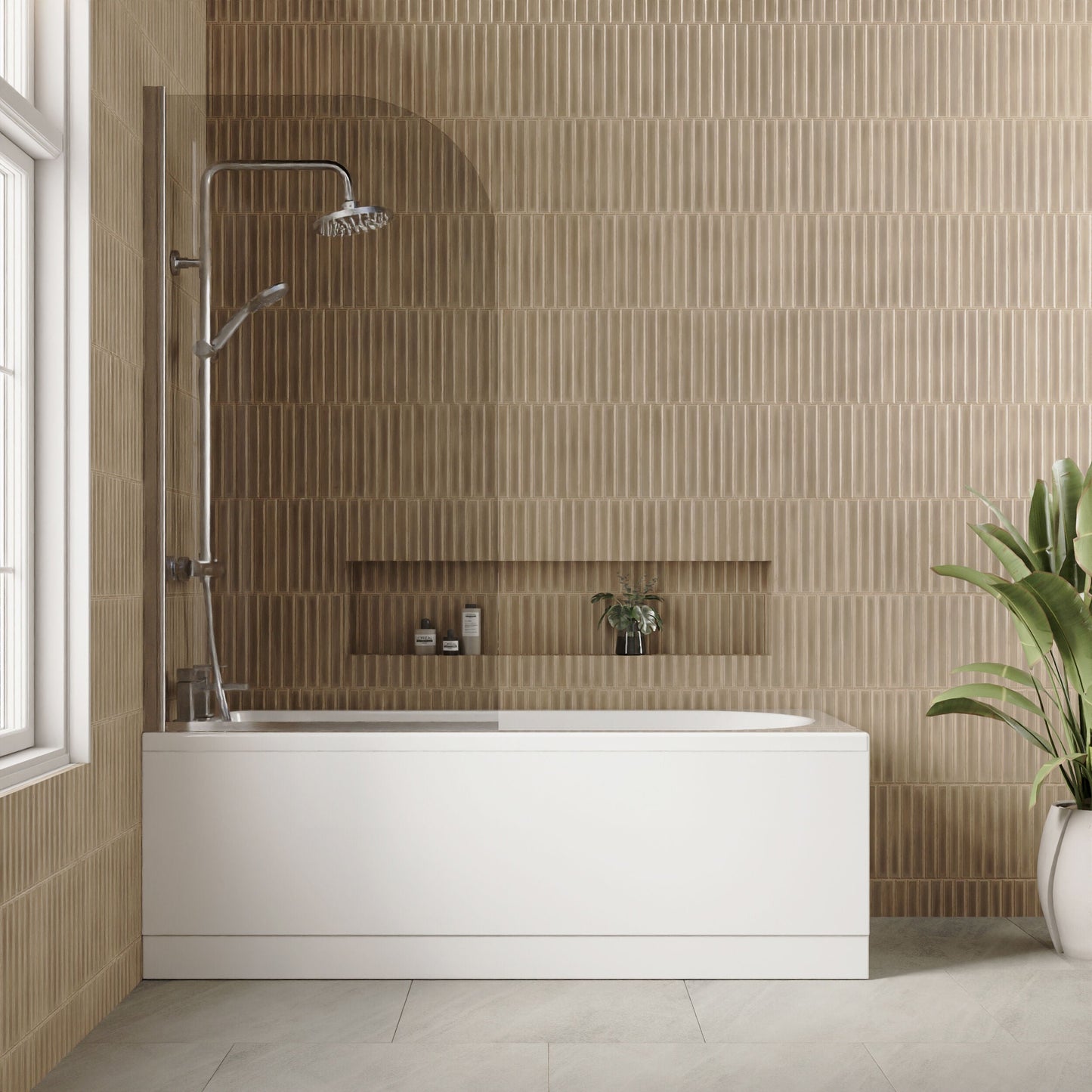 [BBPA139] Contemporary Acrylic Front Panel (1600mm) - Lifestyle 1