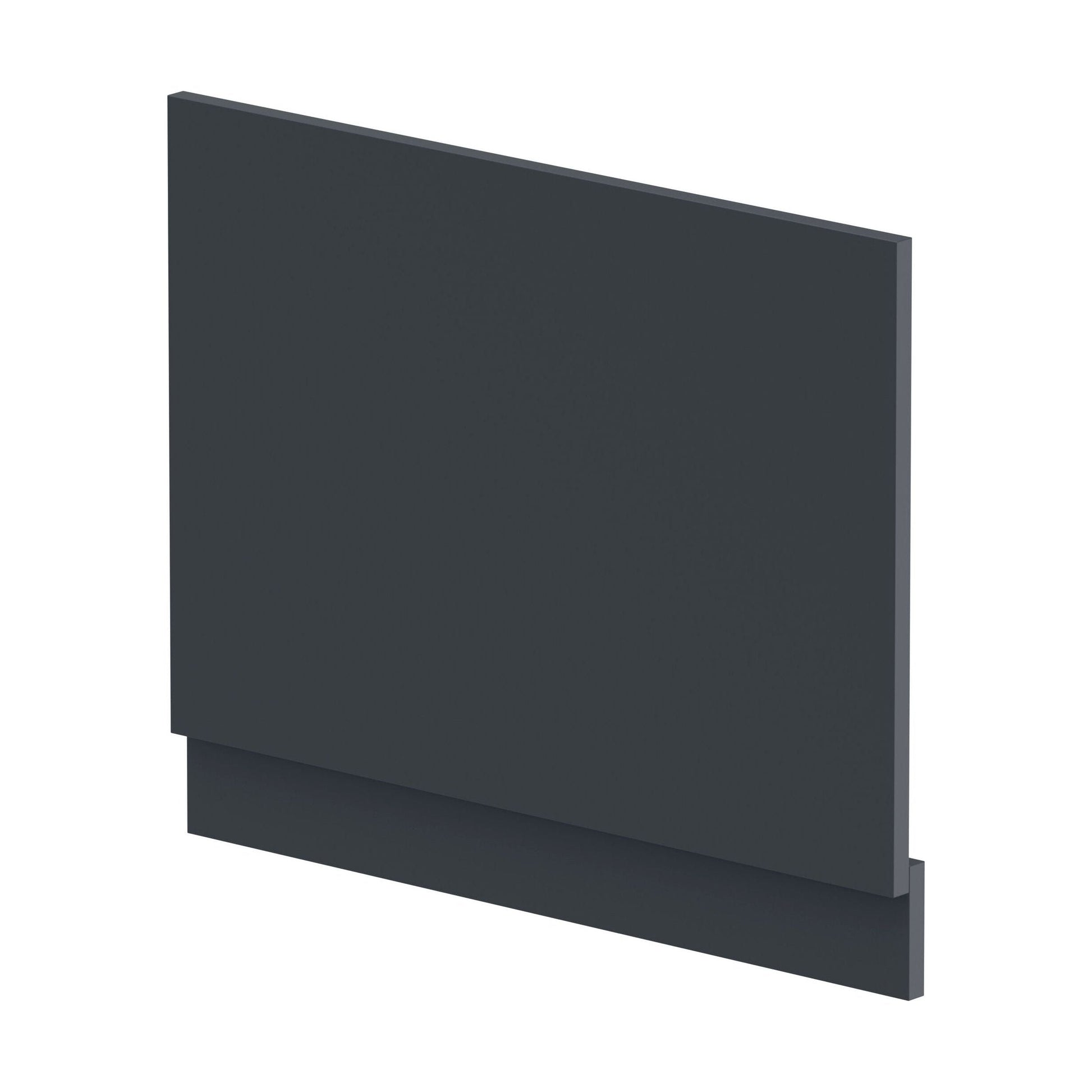 [BBPA1411] 700mm Bath MDF End Panel & Plinth - Dark Grey - Cutout