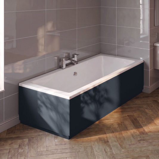 [BBPA1412] 750mm Bath MDF End Panel & Plinth - Dark Grey - Silo