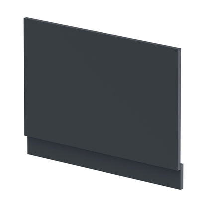 [BBPA1413] 800mm Bath MDF End Panel & Plinth - Dark Grey - Cutout