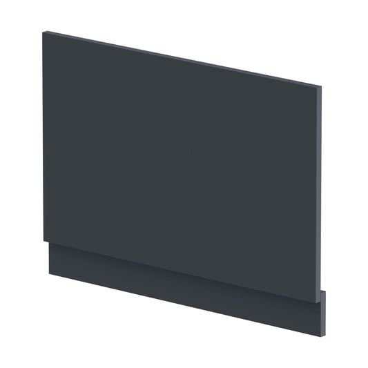 [BBPA1413] 800mm Bath MDF End Panel & Plinth - Dark Grey - Cutout