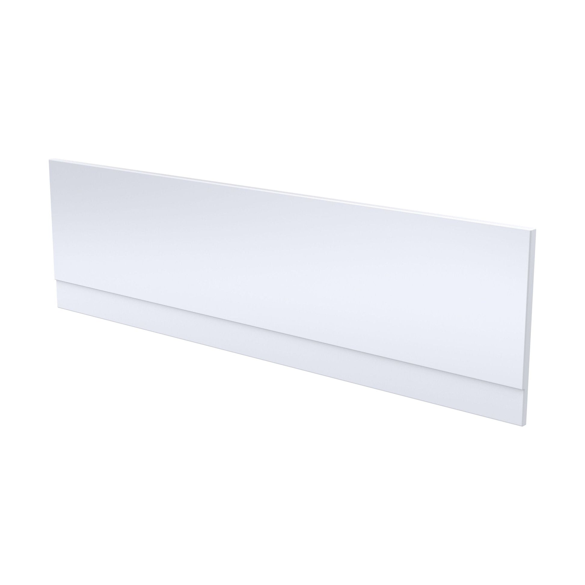 [BBPA141] 1800mm White Acrylic Front Bath Panel for Straight Bath Installations - Cutout