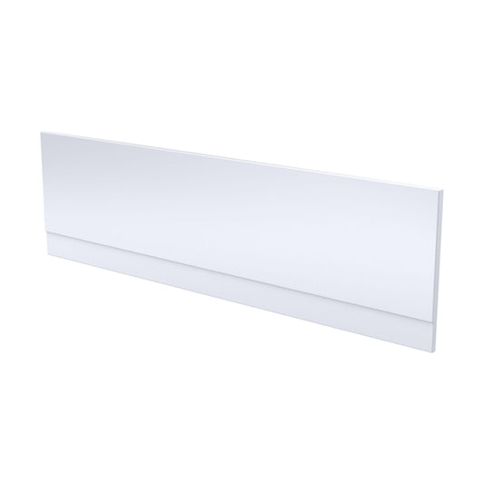 [BBPA141] 1800mm White Acrylic Front Bath Panel for Straight Bath Installations - Cutout