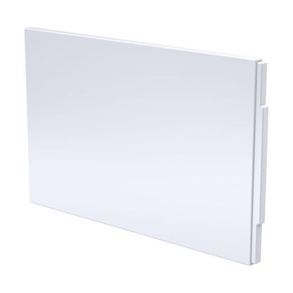 [BBPA144] 800mm White Acrylic End Bath Panel for Modern Straight Baths - Cutout